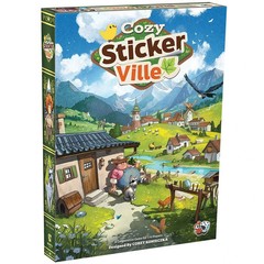 Cozy Stickerville Board Game by Unexpected Games NEW in Box