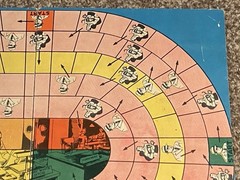 Vintage 1941 Superman Game Board Milton Bradley