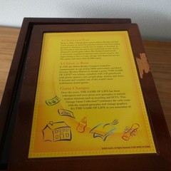The Game of Life Vintage Game Collection Wooden Book Box Bookshelf 2009 MB Games