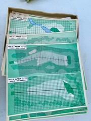 Vintage APBA Golf Game Lot – 7 packs of cards – 7 Courses and more
