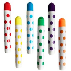 Yuanhe Bingo Daubers 6 Pack in Mixed Colors Marker Ink Bottle Set