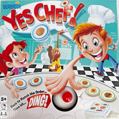 YES CHEF! Board Game Fast-Paced Matching Game w/ Bell 100% Complete Briarpatch
