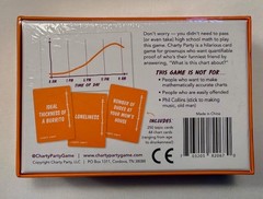 Charty Party: The Game of Absurdly Funny Charts, Adult Card Game, NIB, Sealed