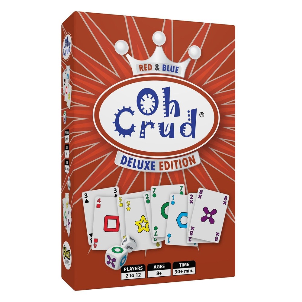 Oh Crud Deluxe Edition: A Trick-Taking Card & Dice Game for Adults & Families…