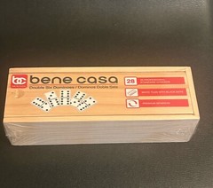 Bene Casa Double Six Professional Standard Dominoes Set of 28