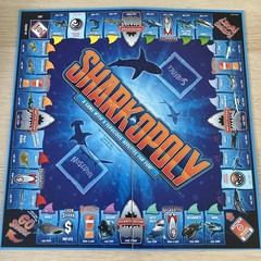 Sharkopoly Board Game Complete Shark Themed Monopoly Style Family Game