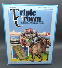 Vintage 1982 Triple Crown Horse Racing Dice Game No. 8346 Lakeside Complete New