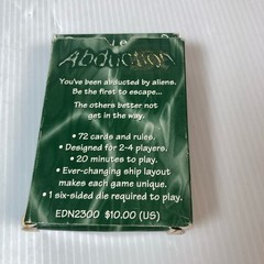 Abduction Eden Games Card Game EDN2300 Vintage 90s Alien Card Game