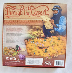 Through The Desert Board Game Strategy w/ Plastic Camels 2-5 14+