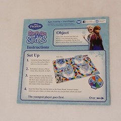 Disney Frozen Surprise Slides Board Game Complete 2 to 4 players ages 3 and up