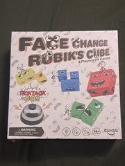 2021 Brand New Face Change Rubik’s Cube Board Game 4 Players 64 Cards Ages 3+