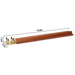 Classic Wooden Mahjong Racks, 18″ – Mahogany Color – Set of 4