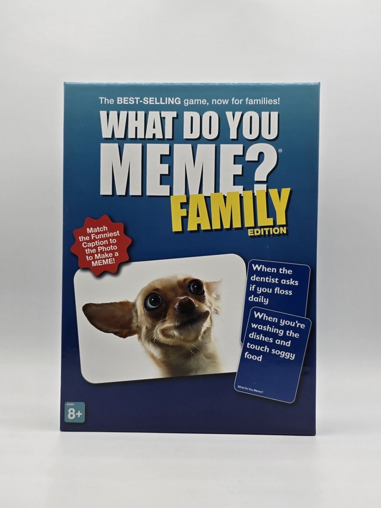 What Do You Meme? Family Edition ON THE GO Family Board Game Ages 8+, P. 3 to 20