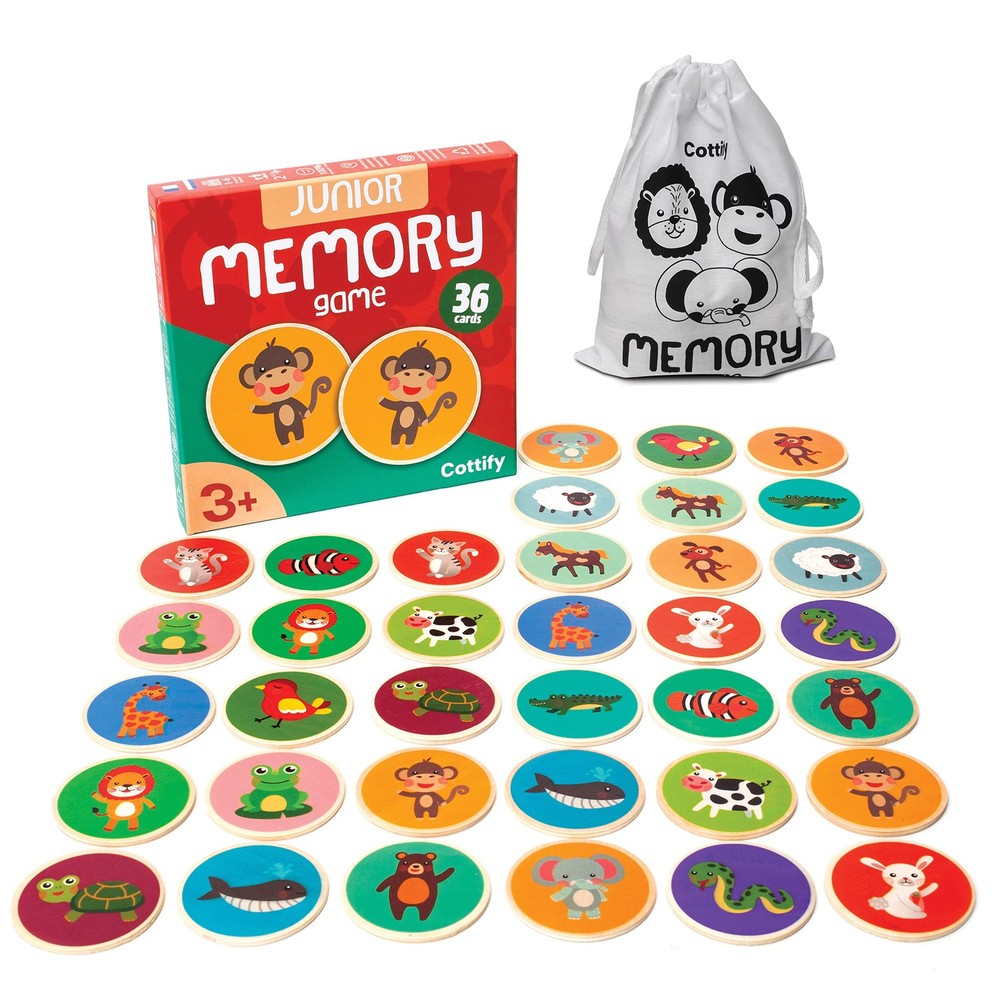 Montessori-Inspired Wooden Matching Game for Toddlers 2-4 Years – Durable, Sc…