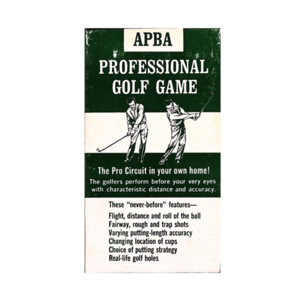 APBA APBA Golf Card Sets Golf (Complete Season Cards 1962 w/Box Set) No Box VG+