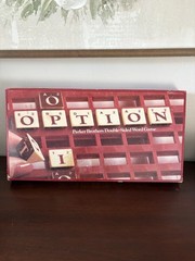 Vintage – Parker Brothers Option Double-Sided Word Board Game 1983 Edition –