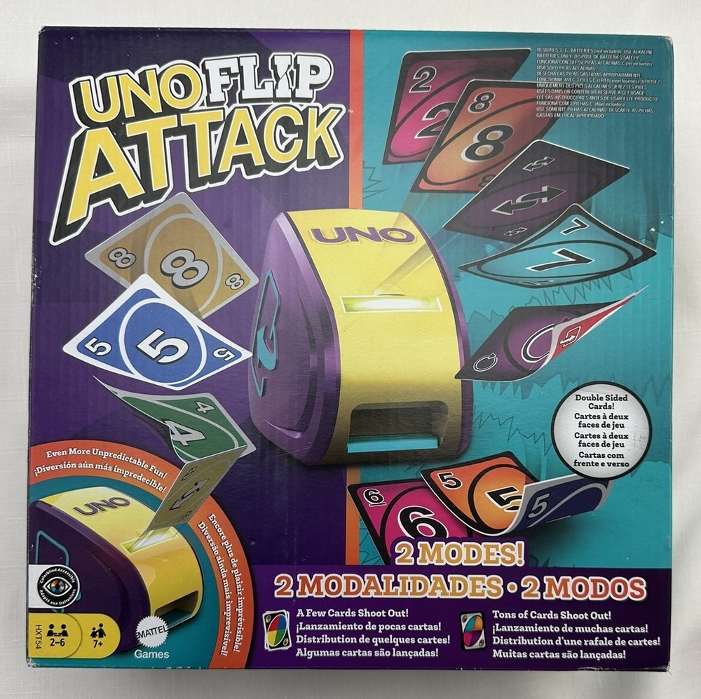 UNO Flip Attack Game by Mattel Brand New FREE SHIPPING