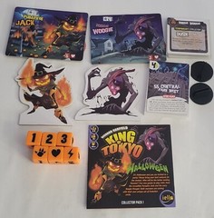 Iello- King of Tokyo Richard Garfield Board Game 2014 w/ Power Up! And Halloween