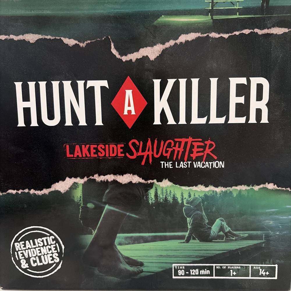 Hunt A Killer: Lakeside Slaughter, Immersive Murder Mystery Game, Interactive Cr