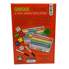 Qwixx Deluxe Family Dice Game Gamewright 2016 Complete Mensa Select