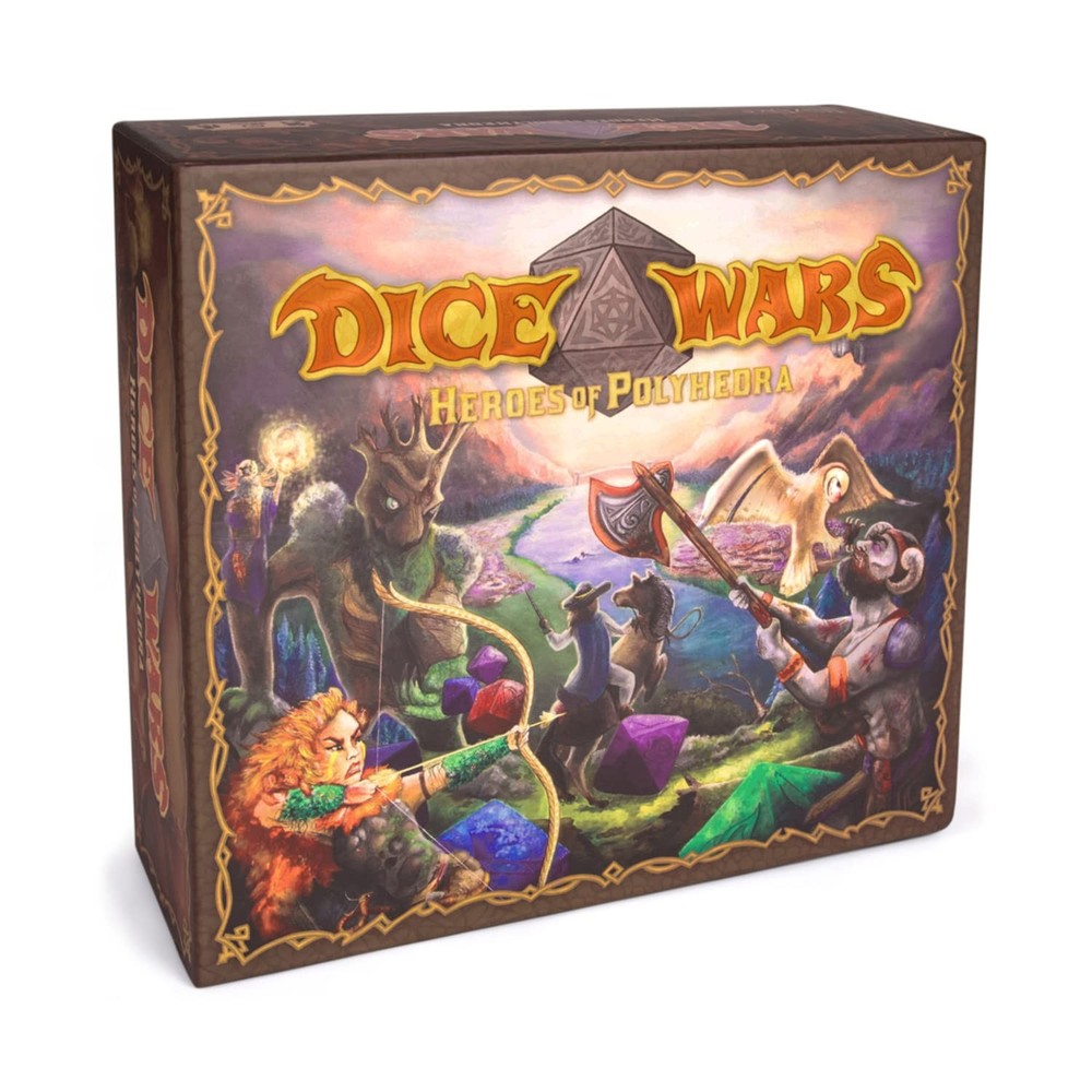 Board Game Dice Wars PVP Skirmish 2-4 Players Random Map Ages 14 and Up