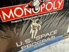 Monopoly “US SPACE PROGRAM” Board Game FACTORY SEALED W/ PEWTER TOKENS!