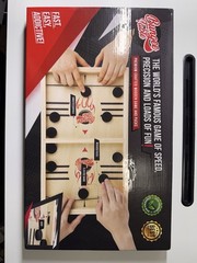 Bungee Table Fast Sling Puck Game 17 x 10 Wooden Board Game New Sealed