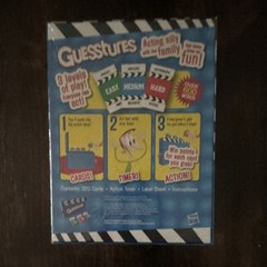 Hasbro Gaming Guesstures Family Charades Board Game Over 600 Words Ages 8+