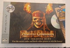 Pirates of the Caribbean DVD Treasure Hunt Board Game Complete DVD Works