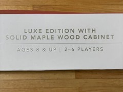 BNIB Winning Solutions Monopoly Luxe Edition with Solid Maple Wood Board Game
