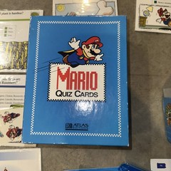 Vintage 1995 Mario Quiz Cards Atlas Editions Factory Sealed Cards Manual Box Ad