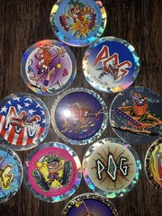 10 Holographic Pogs From Early 90s