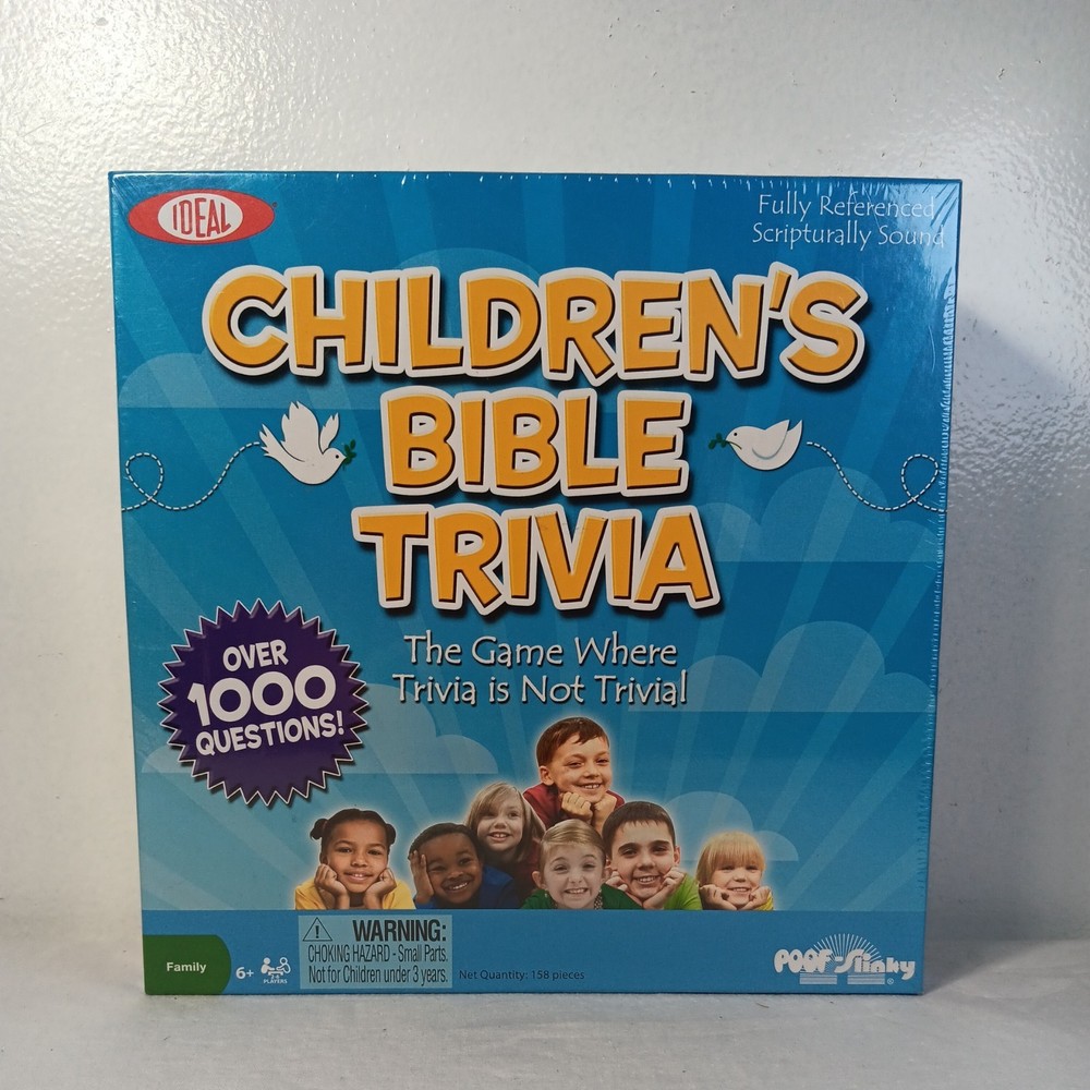 Children’s Bible Trivia Game/Over 1000 Questions/Spiritually Sound/Sealed