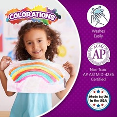 Tempera Paint 176 fl oz Set of 11 Colors Non Toxic Kids Craft SWT16 Colorations