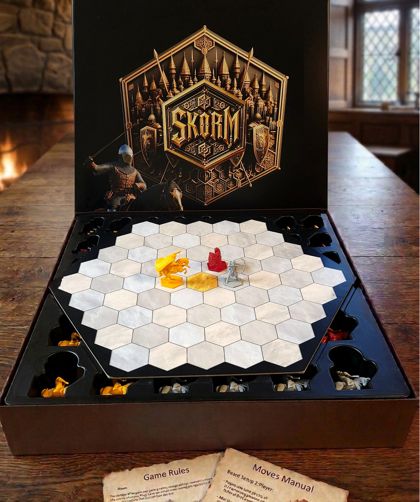 Skorm the new Indie Strategy Board Game – Designed and Released in the USA