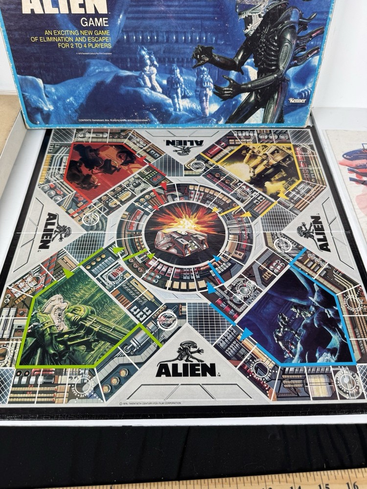 ALIEN Board Game 1979 Kenner – Vintage & Complete!! Never Played! Sealed Pieces!