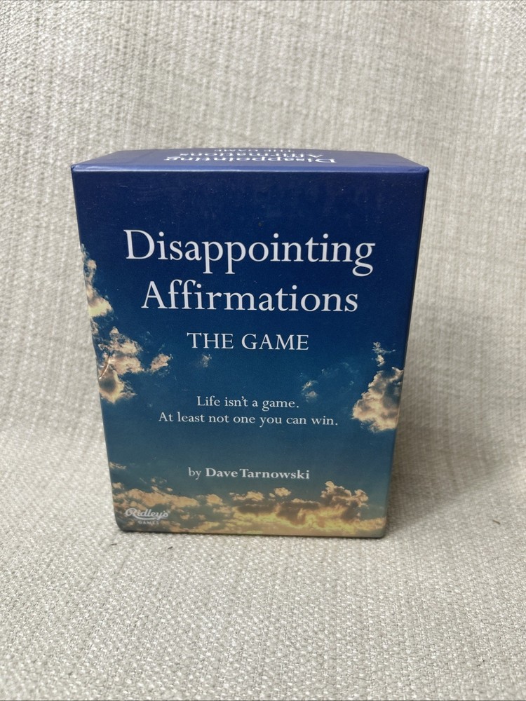 2025 Ridley’s Games Disappointing Affirmations The Game By Dave Tarnowski