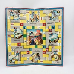Vintage 1954 Calling Superman Board Game by Transogram Board ONLY