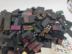 12 LB Domino Lot: Bulk Mixed Dominos Huge Wholesale Game Tile Collection #1