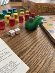 Dizzy, Dizzy Dinosaur – Board Game – Pressman – Complete – Vintage 1987