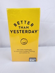 New Sealed What do you meme BETTER THAN YESTERDAY game daily challenges
