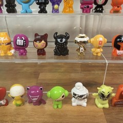 Crazy Bones Lot Of 70 Mixed Figures Condition varies Ships Fast!