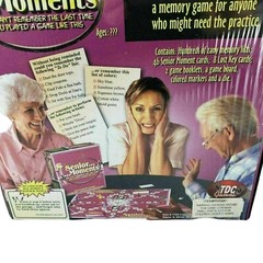 Senior Moments Game Family Party Humorous Memory Age 12 and Up New Sealed