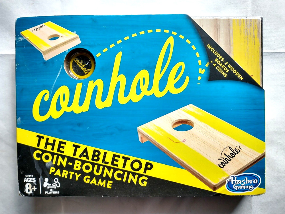 Cornhole the Tabletop Coin-Bouncing Game