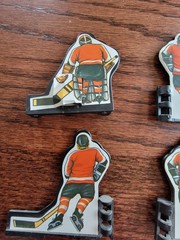 Coleco NHL Stanley Cup Hockey Table Top Replacement Players Flyers Set Of 6