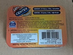 Left Center Right Family Party Game Gaming Orange Tin 8 Years+ Passplay