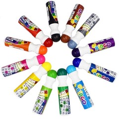 Mixed Color Dot Markers Set of 12 Yuanhe Bingo Daubers Dot Markers Pack