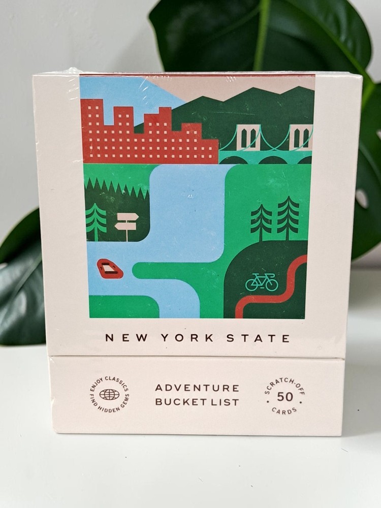 BRAND NEW — New York Adventure Bucket List 50 Scratch-Off Cards RIO