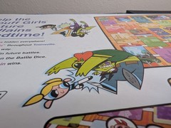 The Powerpuff Girls Saving The World Before Bedtime 2000 MB Vintage Board Game.