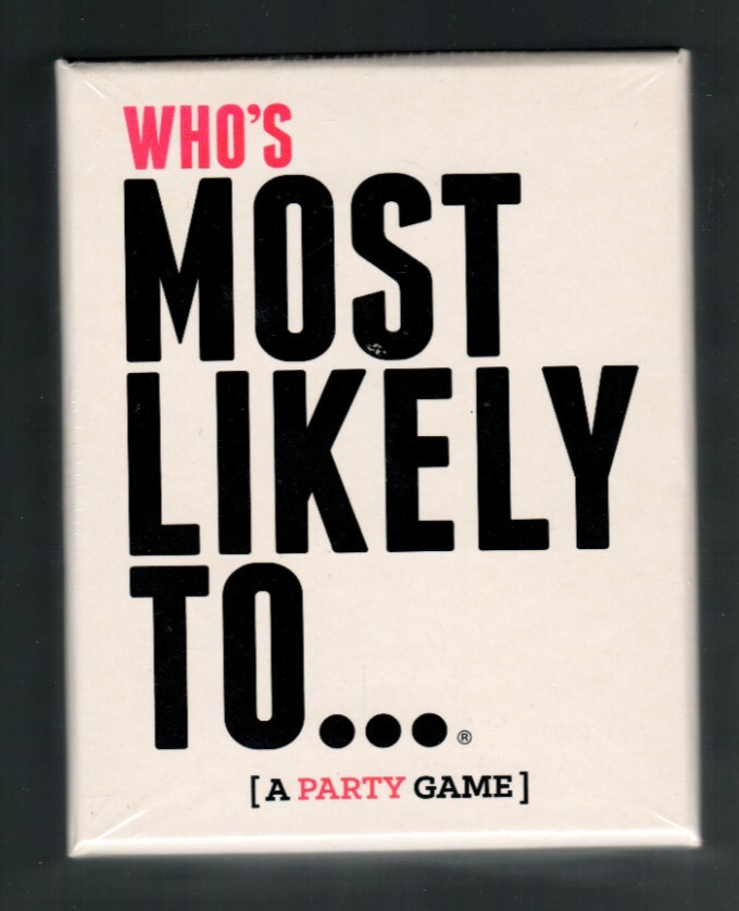 Who’s Most Likely To (A Party Game), Drunk Stoned or Stupid, 2014, New Sealed